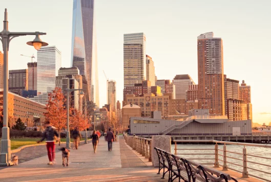 Tribeca Battery Park city neighborhood