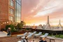 Relax with beautiful views of Boston on the rooftop deck