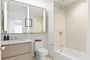 Modern and elegant bathrooms.