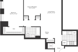 2 bedroom floor plan