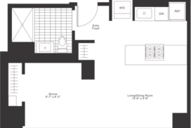 studio floor plan