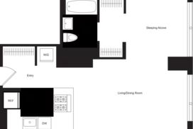 studio floor plan