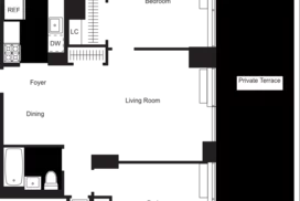 2 bedroom floor plan