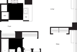 studio floor plan