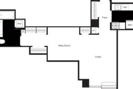 studio floor plan