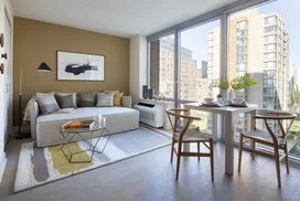 Bathe your custom designed apartment in natural light with floor-to-ceiling windows.