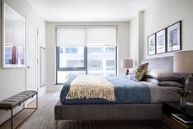 One Hill South offers gracious, light-filled bedrooms