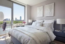 Bathe your custom designed apartment in natural light with floor-to-ceiling windows.