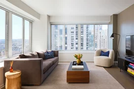 Enjoy city views from the comfort of home.