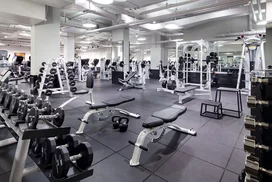 State-of-the-art fitness center curated by Equinox®