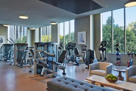 Enjoy sunlight workouts in the private, state-of-the-art fitness center.