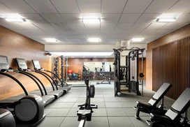 The in-building fitness center includes state-of-the-art equipment for your convenience.